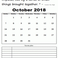 calendar 2018 sharma