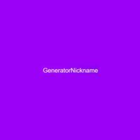 Generator Nickname